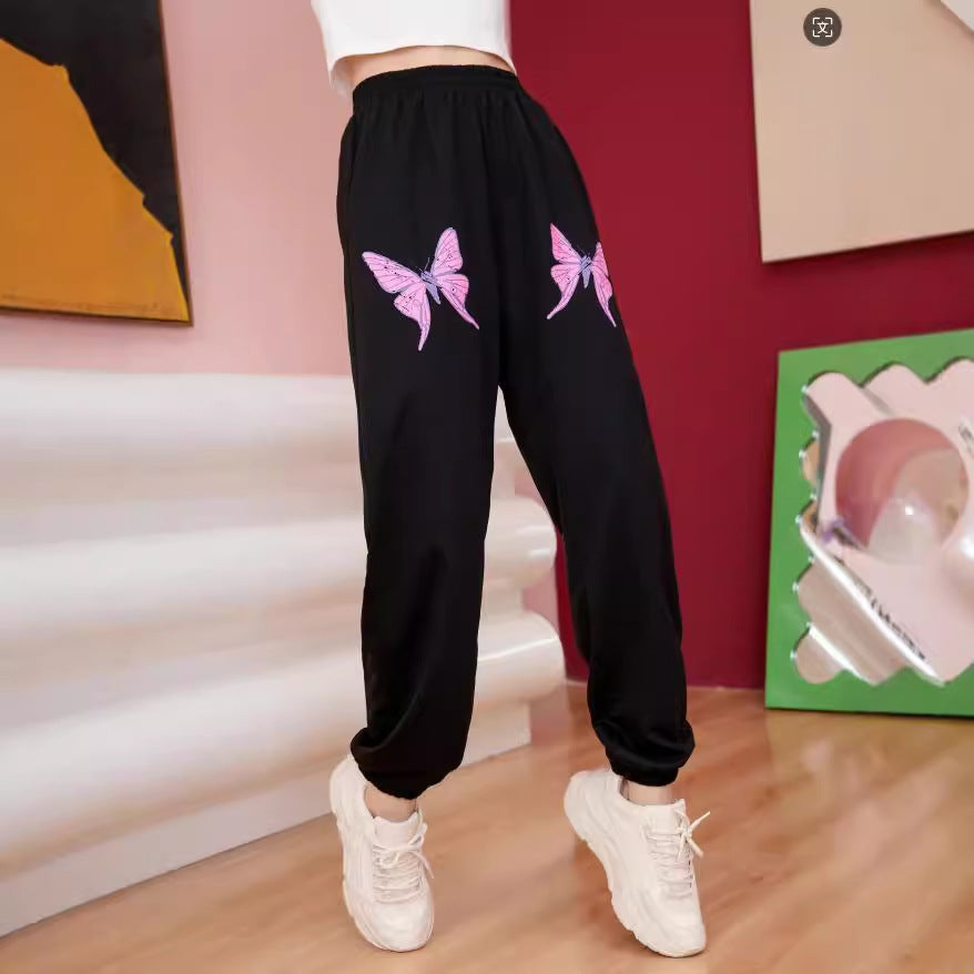 Damen Jogginghose Eveloria Bunt Schmetterling - Eveloria