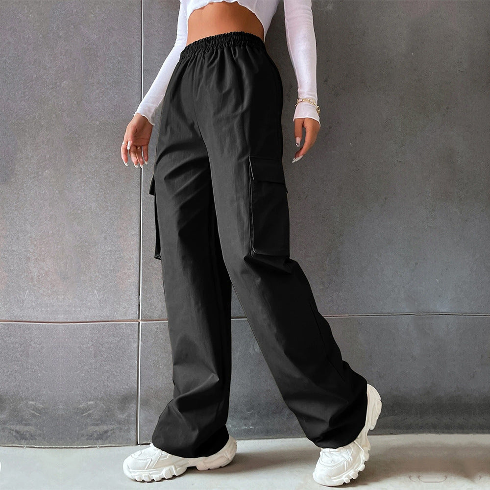 Damen Cargo-Hose Baumwolle Bequamer Schnitt Eveloria