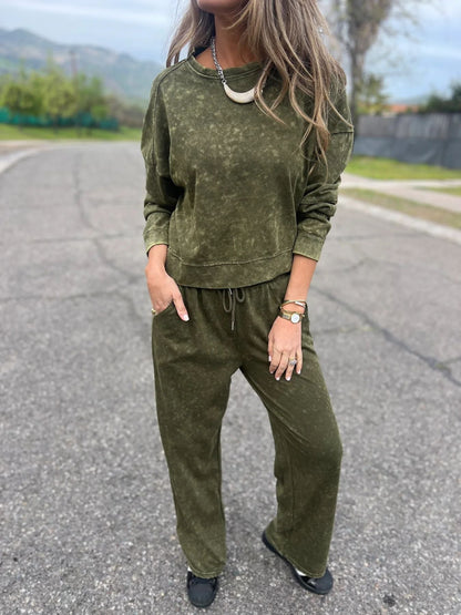 Damen Sweatshirt Jogginghosen Set Eveloria
