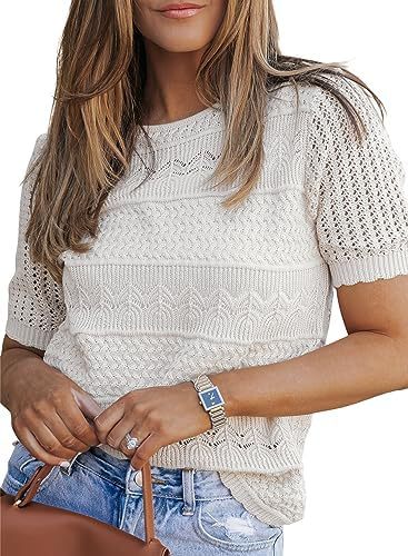 Damen Strickoberteil mit Strukturdesign Eveloria