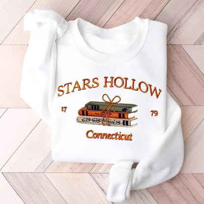 Damen Sweatshirt Stars Hollow Motiv Eveloria Grau