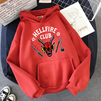 Damen Kapuzenpullover Auffälliges Motiv Lässiger Schnitt