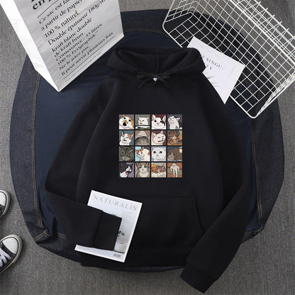 Damen Sweatshirt Tier-Motiv Eveloria