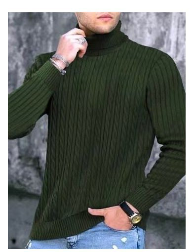 Herren Rollkragenpullover Strickqualität Eveloria