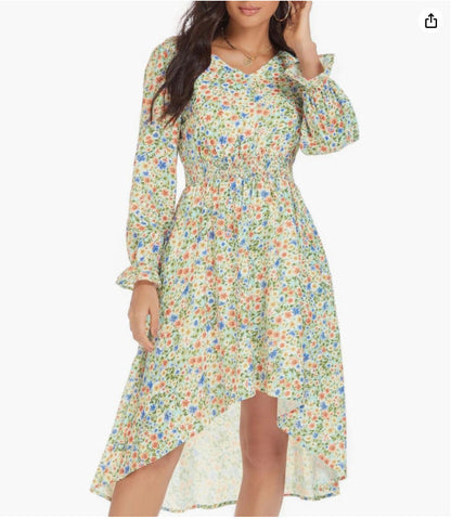 Damen Blumenkleid Eveloria