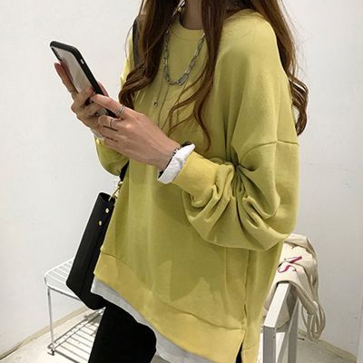 Damen Sweatshirt Weites Design Modern