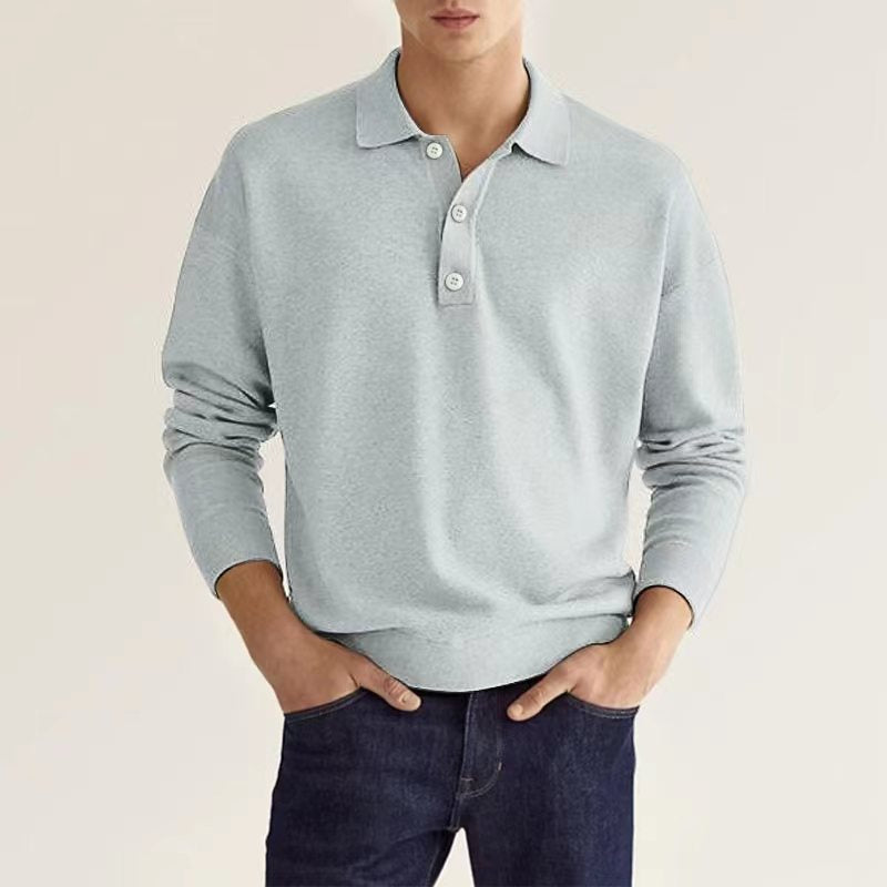 Elias Herren Poloshirt Langarm