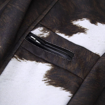Damen Kunstlederjacke Exotisches Tierdesign Eveloria