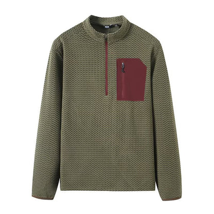 Damen Pullover Hochkragen Reißverschluss