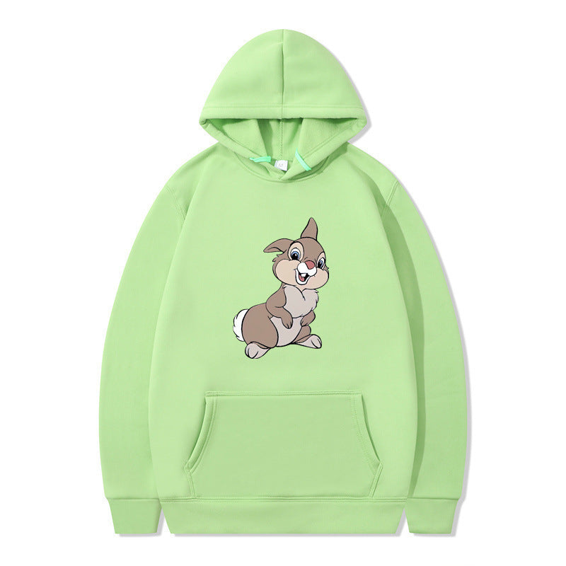 Damen Kapuzenpullover mit Hasen-Design und Kängurutaschen