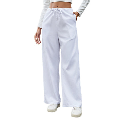 Damen Jogginghose Elastischer Bund Praktische Taschen Eveloria