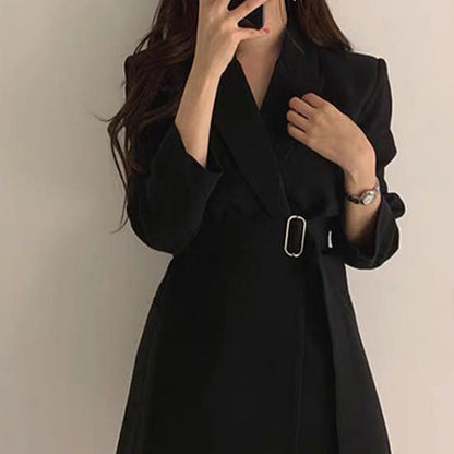 Damen Blazer mit Taillengürtel Eveloria