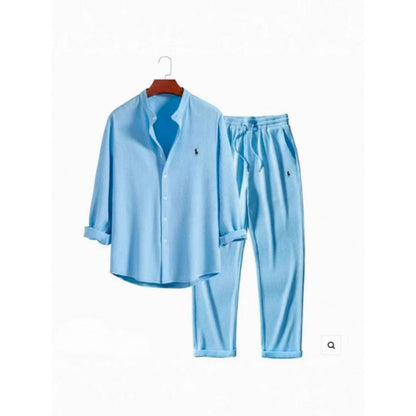 Damen Schlafanzug Set mit Hemd und Hosen Eveloria