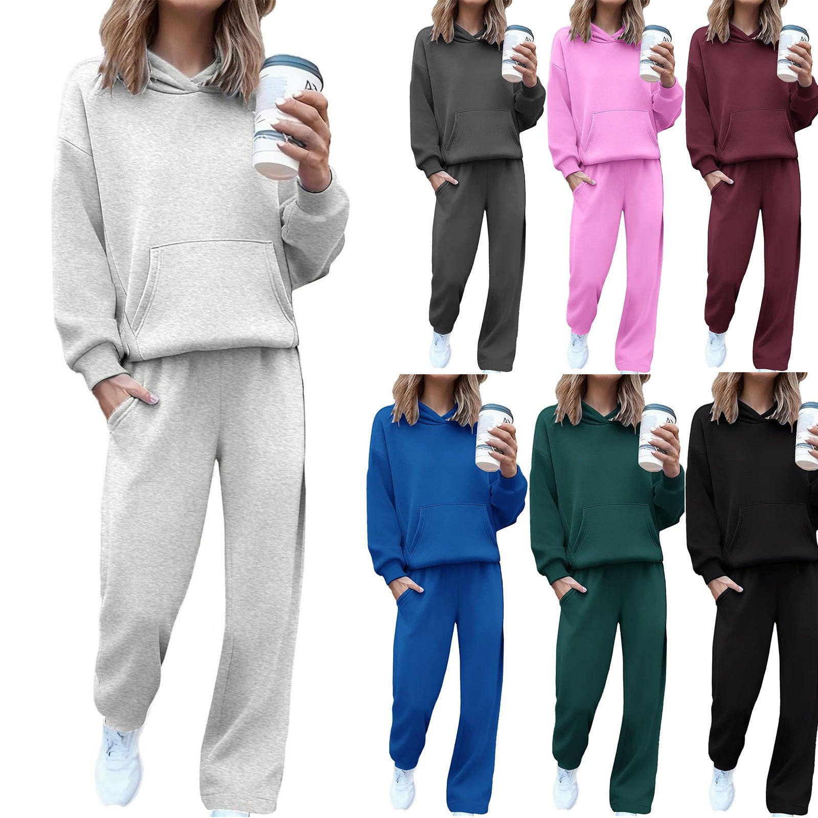 Damen Freizeit-Set Extra Weit Schnitt Bequem Eveloria - Eveloria