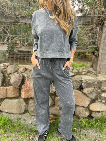 Damen Sweatshirt Jogginghosen Set Eveloria