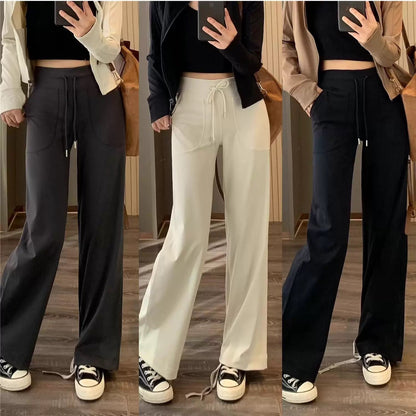 Damen Loungehose Weite Bein Eveloria - Eveloria