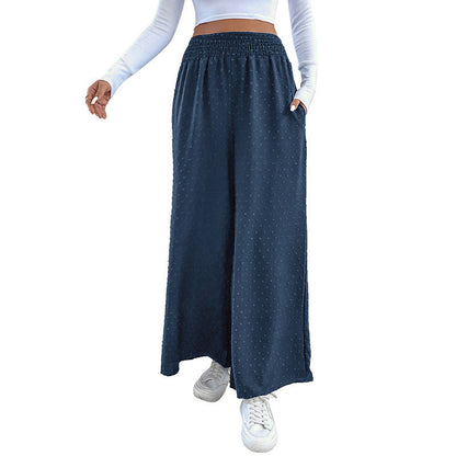Damen Weite Hosen Elastischer Bund Luftig Bequem