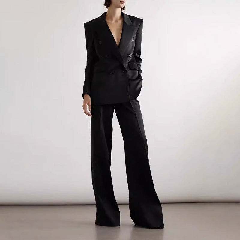 Damen Oversize Blazer Doppelknopf Eveloria