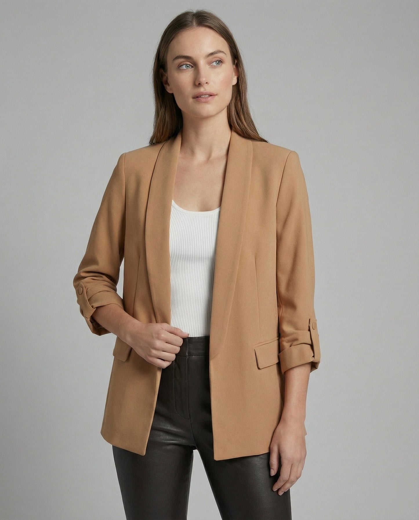 Damen Blazer Elegantes Design Locker Passform - Eveloria