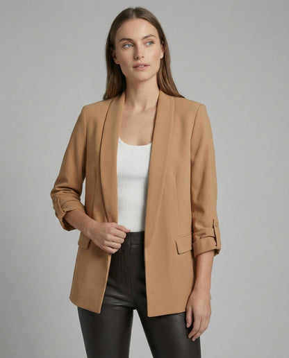 Damen Blazer Elegantes Design Locker Passform - Eveloria