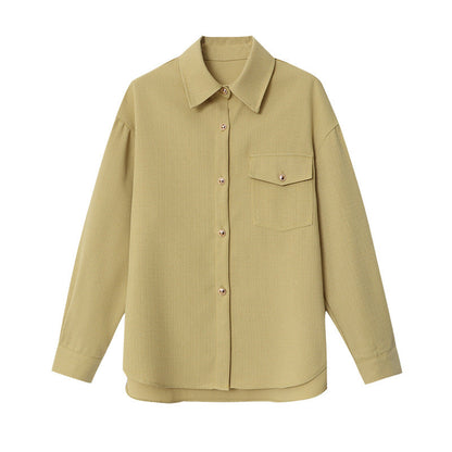 Damen Overshirtjacke Elegant Schnitt Hochwertig Eveloria