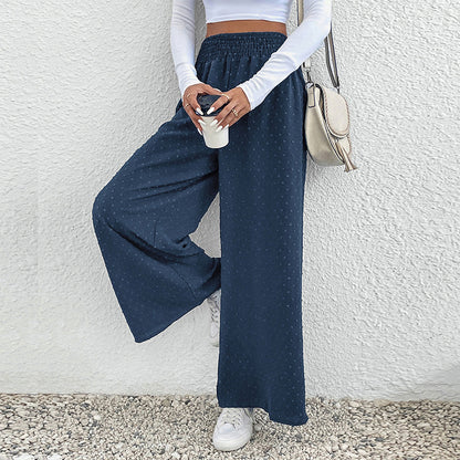 Damen Weite Hosen Elastischer Bund Luftig Bequem