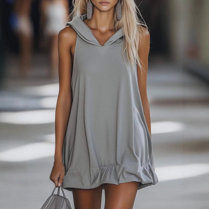 Damen Kapuzenkleid Eveloria