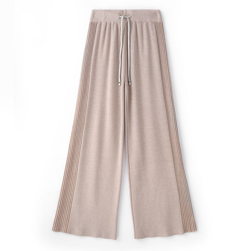 Damen Freizeithose Plissiert Elastisch Eveloria