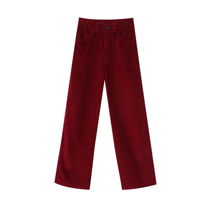 Damen Cordhose Bequem Stilvolle Eveloria