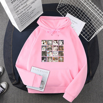 Damen Sweatshirt Tier-Motiv Eveloria