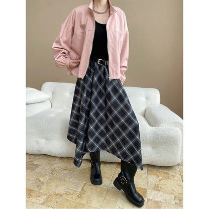 Damen Lässige Übergangsjacke Bequem Taschen Eveloria