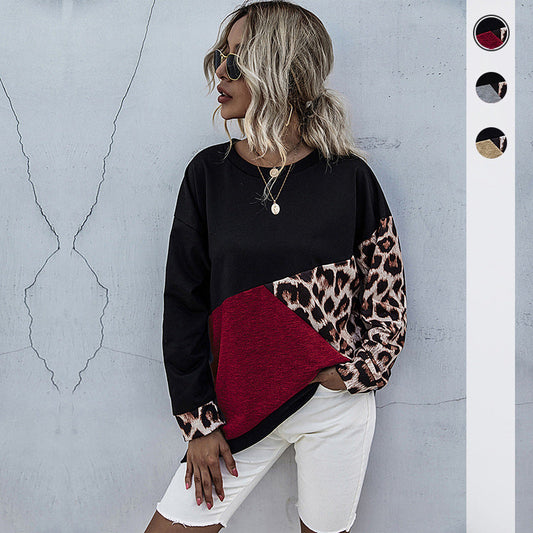 Damen Sweatshirt Animalmuster Bunt - Eveloria