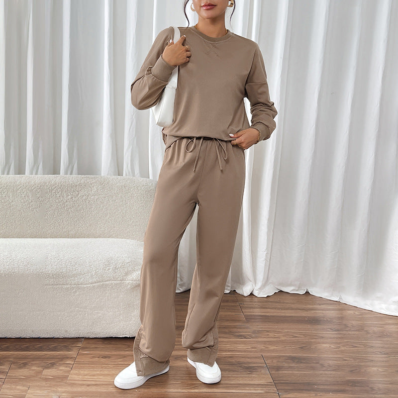 Damen Freizeitanzug Elastischer Bund Lässiger Schnitt Eveloria