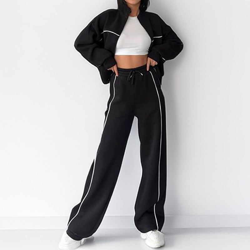 Damen Sportset Weiches Material Hohe Beininserts Eveloria