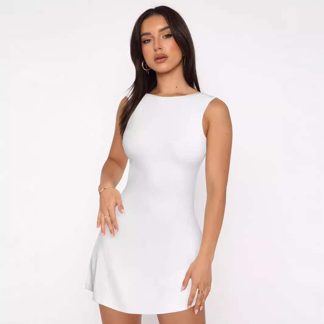 Damen Figurumspielendes Kleid Elegant Schnitt Eveloria