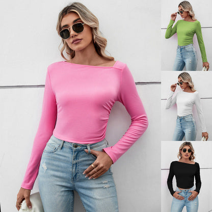 Damen Crop- mit Rüschendetails Elegantes Design - Eveloria