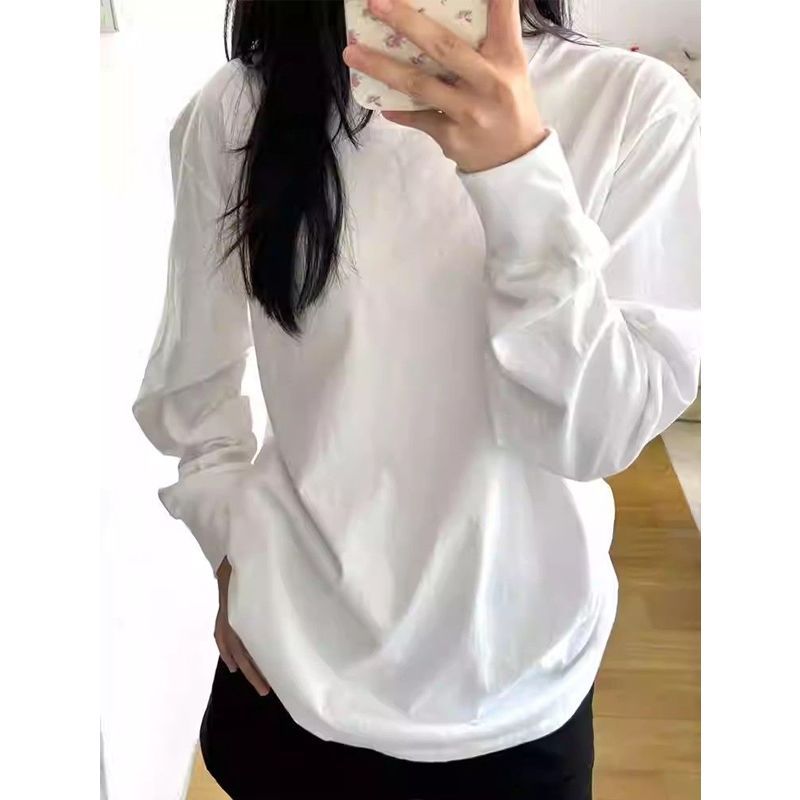 Damen Langarmshirt Bequem Lässig Eveloria