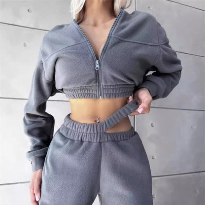 Damen Jogginganzug Sportlich Stylisch Eveloria