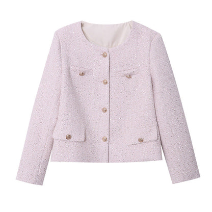 Damen Bouclé-Jacke Strukturiert Eveloria