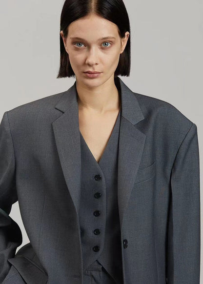 Damen Oversize Blazer Hosenanzug Eveloria
