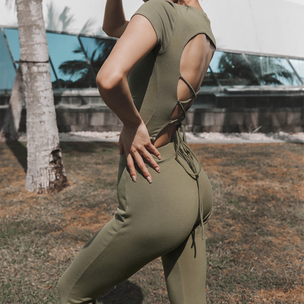 Damen Crop- Sportlich Eveloria