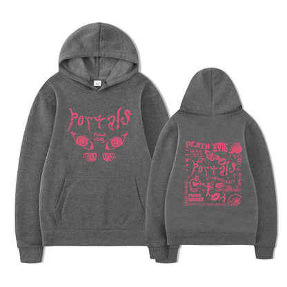 Damen Kapuzenpullover Bequem Kreatives Motiv Eveloria