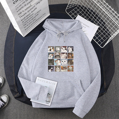 Damen Sweatshirt Tier-Motiv Eveloria