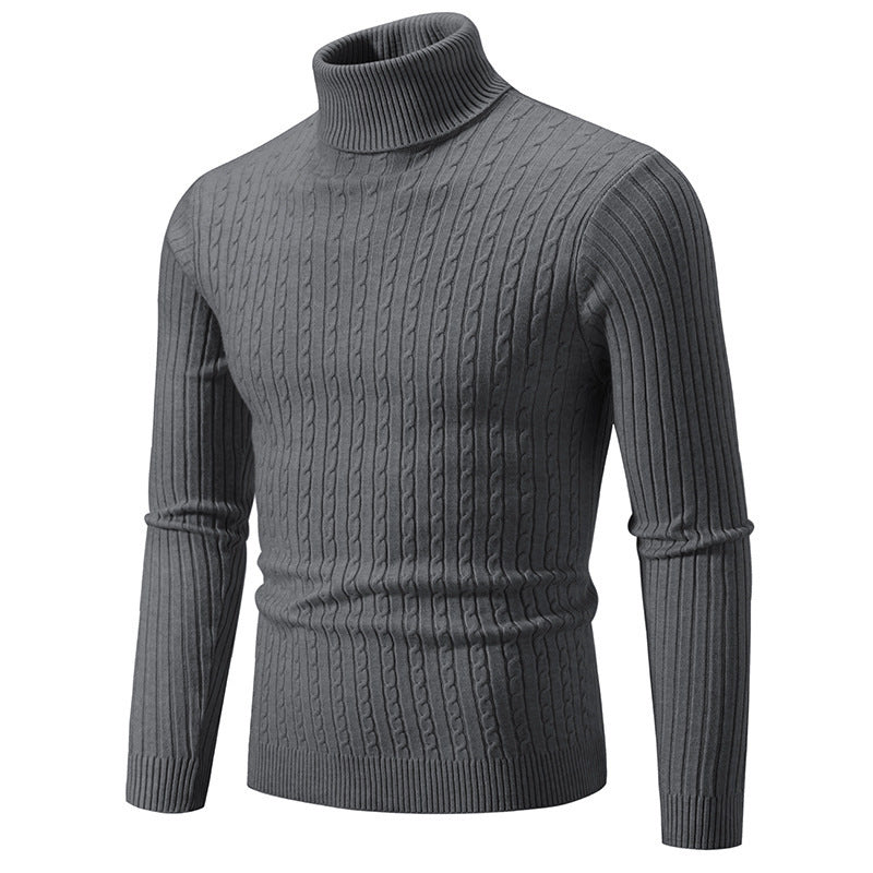 Herren Rollkragenpullover Strickqualität Eveloria