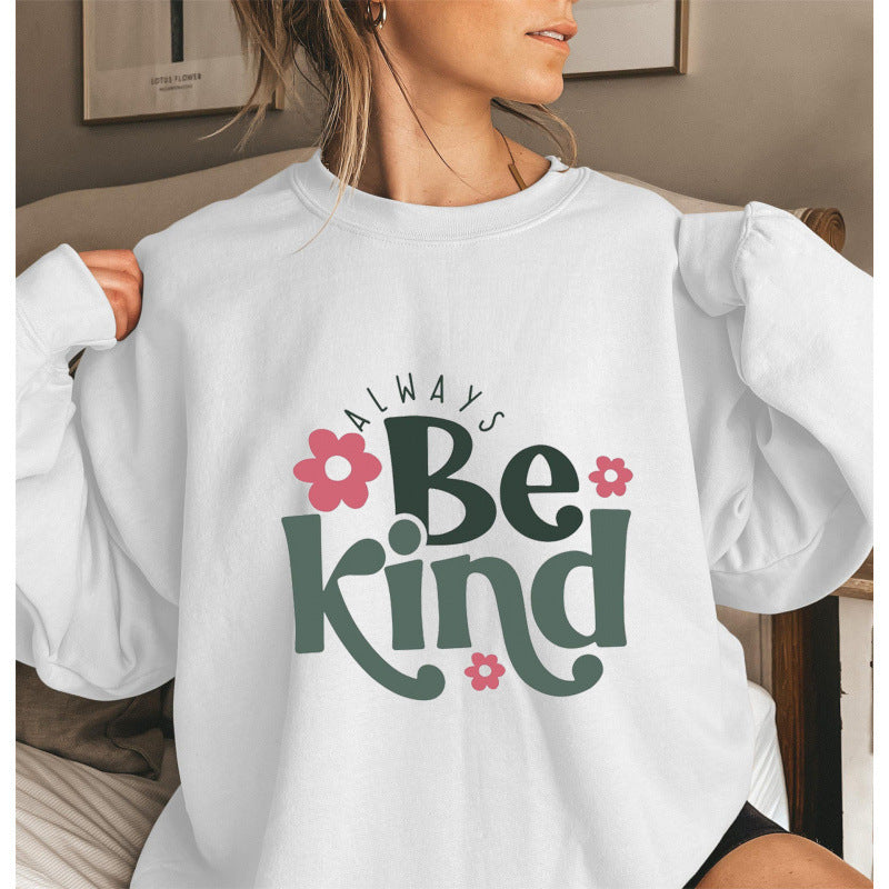 Damen Sweatshirt Puffärmel Motiviert Grau Eveloria