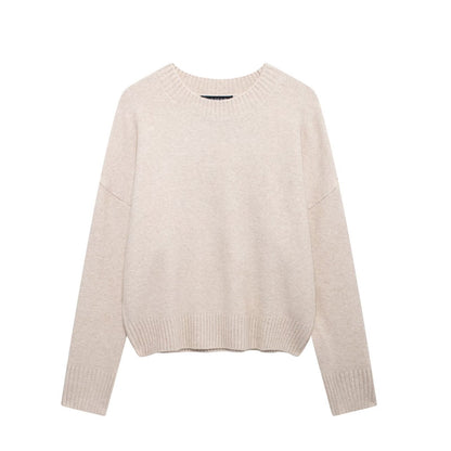 Damen Strickpullover Merinowolle Eveloria