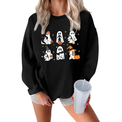Damen Sweatshirt Grusel Motiv Eveloria