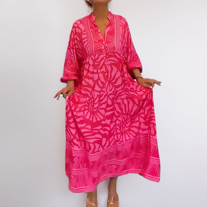Damen Kaftan Kleid Muster Eveloria - Eveloria