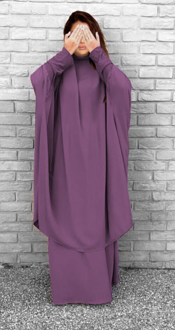 Damen Langarmkaftan Elegant Weit Eveloria