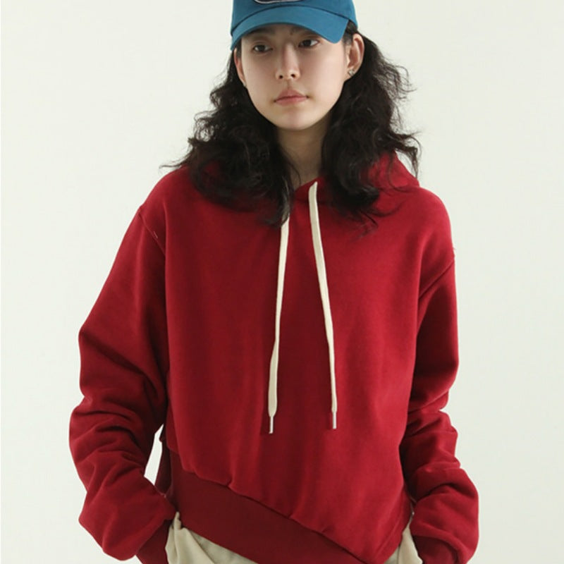 Damen Kapuzenpullover Oversized Schnitt Eveloria
